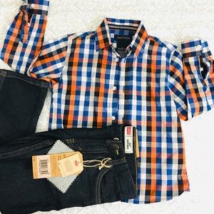 Nautica shirt and Levis Jeans- Regular 4